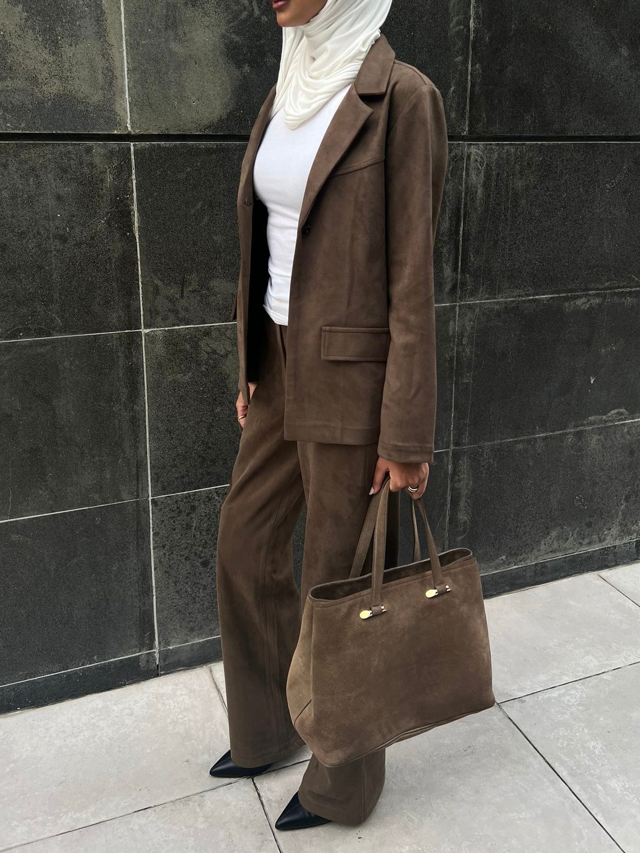 Suede set